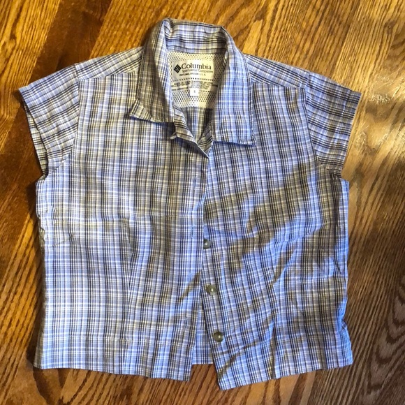 Columbia Girls Button Down Shirt, Size Small - Picture 1 of 4
